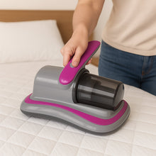 Powerful Suction Portable Handheld Vacuum Cleaner - Low Noise Vacuum Cleaner for Bed - Cordless Vacuum Cleaner for Car Seat Crevices Pillows, Mattresses, Sofas Wireless Anti Dust and Mite Cleaner