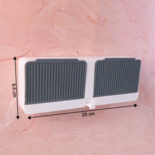 Wall Mounted 4-Compartment Bathroom Storage & Soap Holder