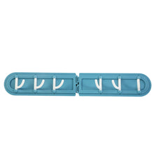 Foldable multi-hook rack used for organized home storage