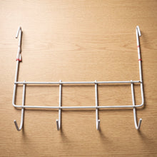 Over the Door Metal Hook Rack – Space Saving 4 Hook Organizer