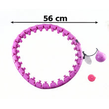 Fitness hula hoop with removable links for abdominal exercise