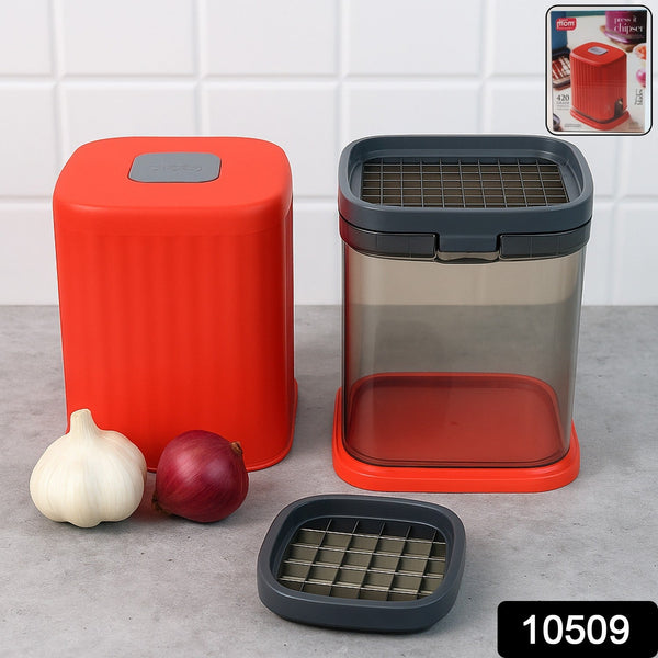 Garlic and vegetable chopper for quick kitchen prep