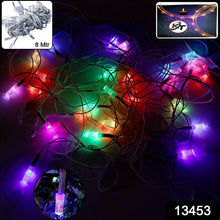 Flexible LED fairy string lights with multi-color illumination for festive events