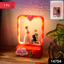 LED decorative love couple figurine illuminated night lamp