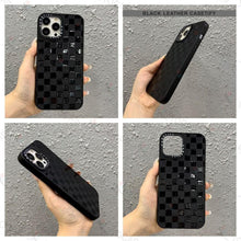 Black Leather Hard Case For Oppo