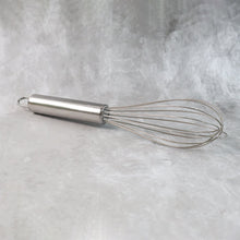Multi-purpose small stainless steel whisk with ergonomic handle