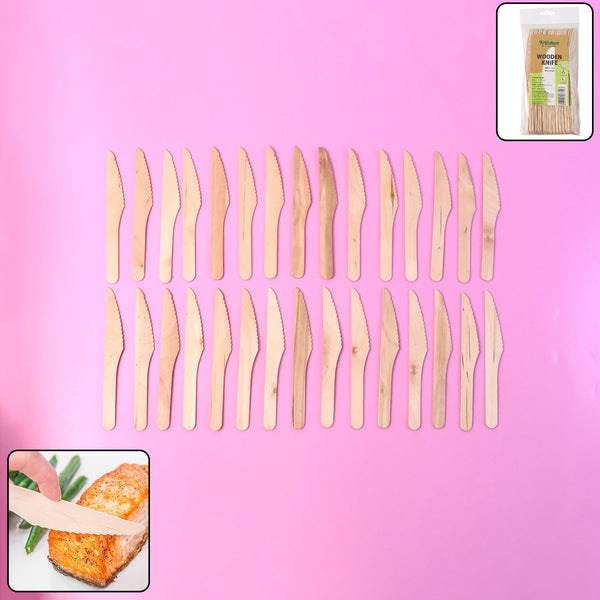 165mm Wooden Knife – 30 Pcs Pack