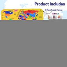 Aditi Mapster World Map EVA Foam Puzzle Set