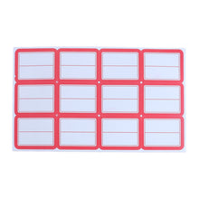 Office writable label sheets to label folders and office supplies