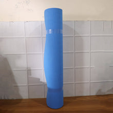 Indoor yoga and exercise mat with anti-skid surface for stable practice