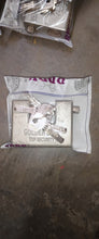 Five shiny keys included with the durable stainless steel padlock.