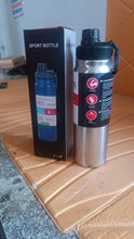 Portable stainless steel insulated water bottle ideal for travel