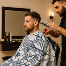 Hair cutting cape suitable for salon and home use with full coverage