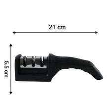 3 Stage Manual Knife Sharpener Tool for Steel and Ceramic Knives Kitchen (1 Pc) view 6