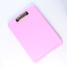 Back view of lightweight A4 clipboard designed for portability and durability