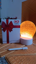 Magic Name Frame portable LED lamp with USB power cable and switch