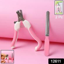 Professional pet nail clipper set featuring ergonomic non-slip handles