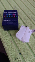 Front view of the motion sensor toilet bowl light ready for easy installation