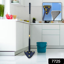 The adjustable Triangle Cleaning Mop easily reaches tight corners of a sofa.