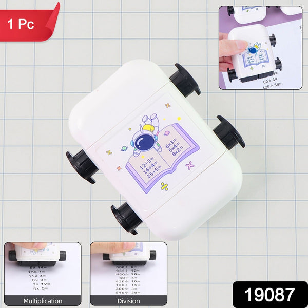 Automatic arithmetic rolling stamp printing math problems