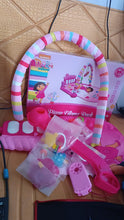 Packaging box for the Aditi 2-in-1 Baby Kick and Play Piano Gym Mat.