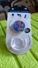 Lifestyle image showing the stylish mobile phone holder in everyday use.