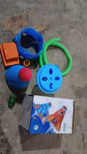Side view of the water rocket sprinkler, showing its durable design.