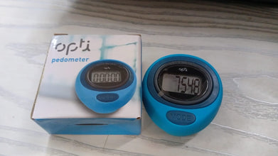 Advanced pedometer for walking and running, tracks steps, calories, distance, and speed.