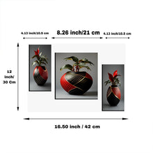 Elegant floral wall art on MDF for modern interiors
