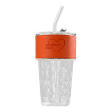 Empty clear glass tumbler showcasing its elegant design