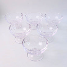 Crystal clear sundae glass dessert bowl enhancing dessert presentation
