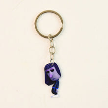 Extra-large cartoon keyring with acrylic and metal design