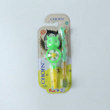 Complete kids toothbrush set featuring fun animal whistles to motivate oral care
