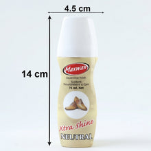 Neutral shoe polish for all colors with portable 75ml bottle