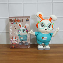 Interactive musical rabbit toy for toddlers