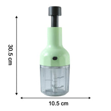 Size comparison of manual food chopper for kitchen use