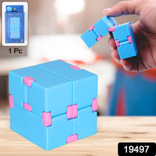 Compact folding Infinity Cube hand puzzle for kids and adults
