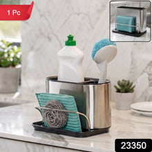 Sink caddy organizer for sponges, brushes and dish soap