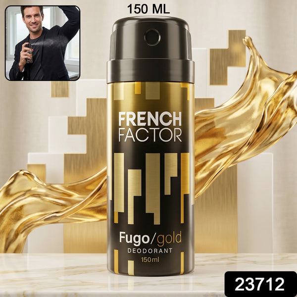 Fugo Gold men's deodorant spray for daily freshness