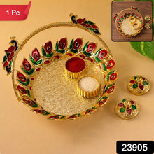 Peacock kumkum dish pooja use