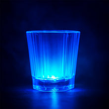 LED party cup glowing with vibrant colours