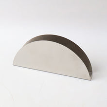 Sleek metal napkin dispenser made of stainless steel