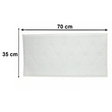 Bedroom decorative foam wall tile in white