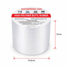 Waterproof tape size guide