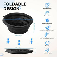 Specifications of Silicone Face Ice Bowl showing dimensions